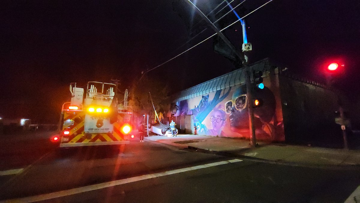 VehicleRollover Broadway District 5th St. at Broadway     East Sidewalk Sac Fire Truck 6 responded to reports of a vehicle rollover accident at the intersection of Broadway and 5th St