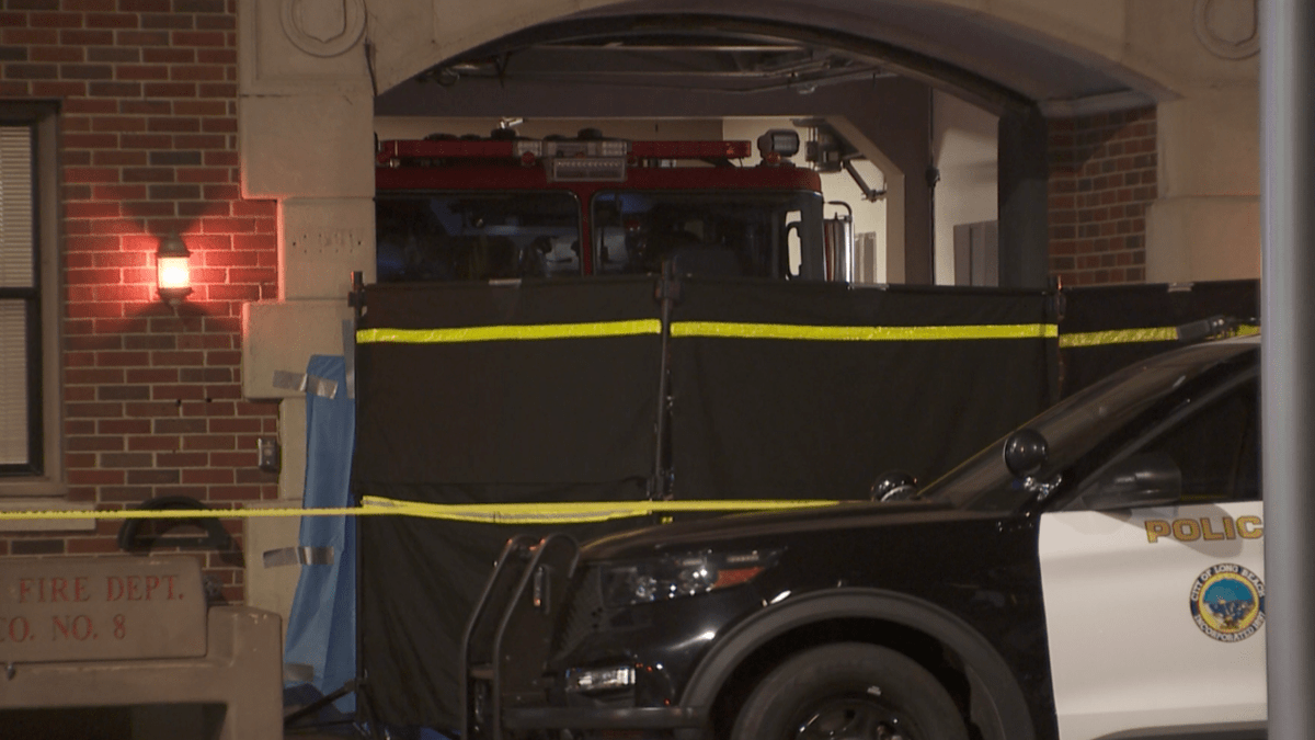 Man fatally struck by fire truck outside Long Beach station