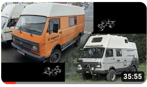 VW LT 4x4 Camper Van Build - 3 years in 30 minutes! #timelapse