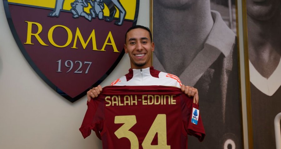 Anass Salah-Eddine præsenteres i AS Roma.