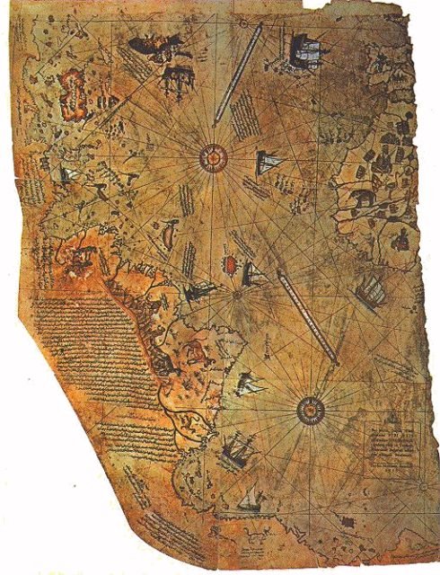 Piri reis map Antarctica