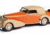 Esval 1934 Hispano Suiza J12 cabriolet Vanvooren top up Orange 1:43