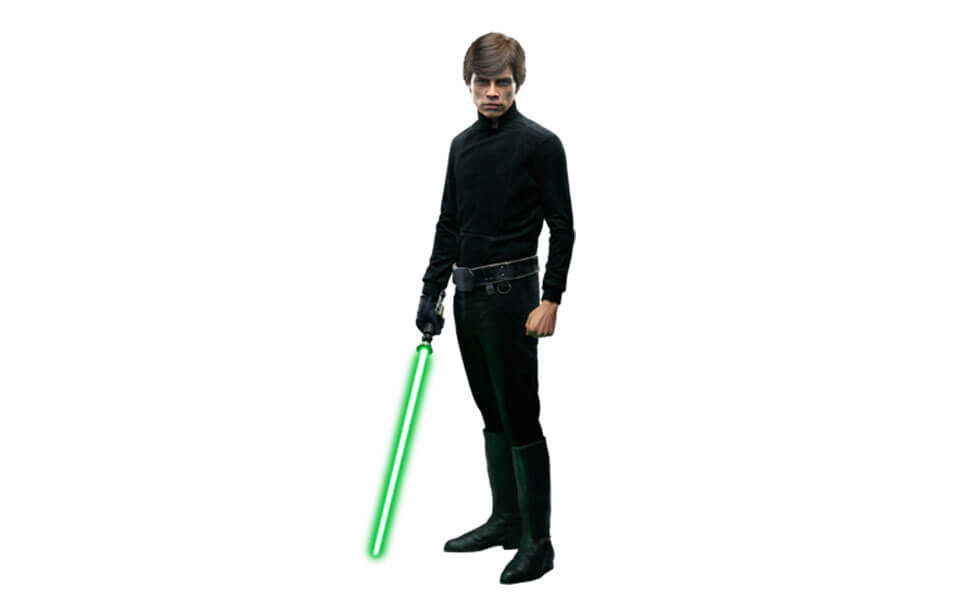 Luke Skywalker from Return of the Jedi