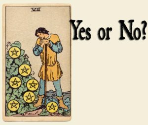 Read more about the article Seven Of Pentacles – Yes or No?