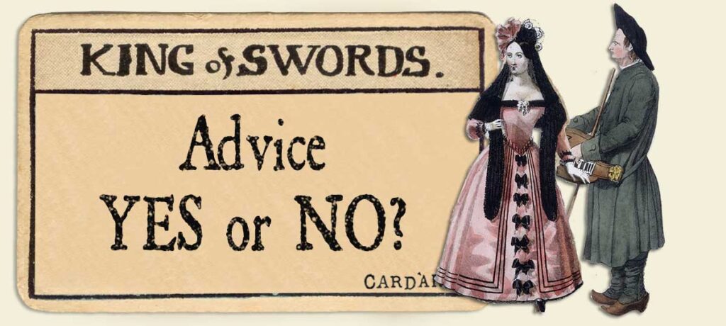 King of swords Advice Yes or No 1