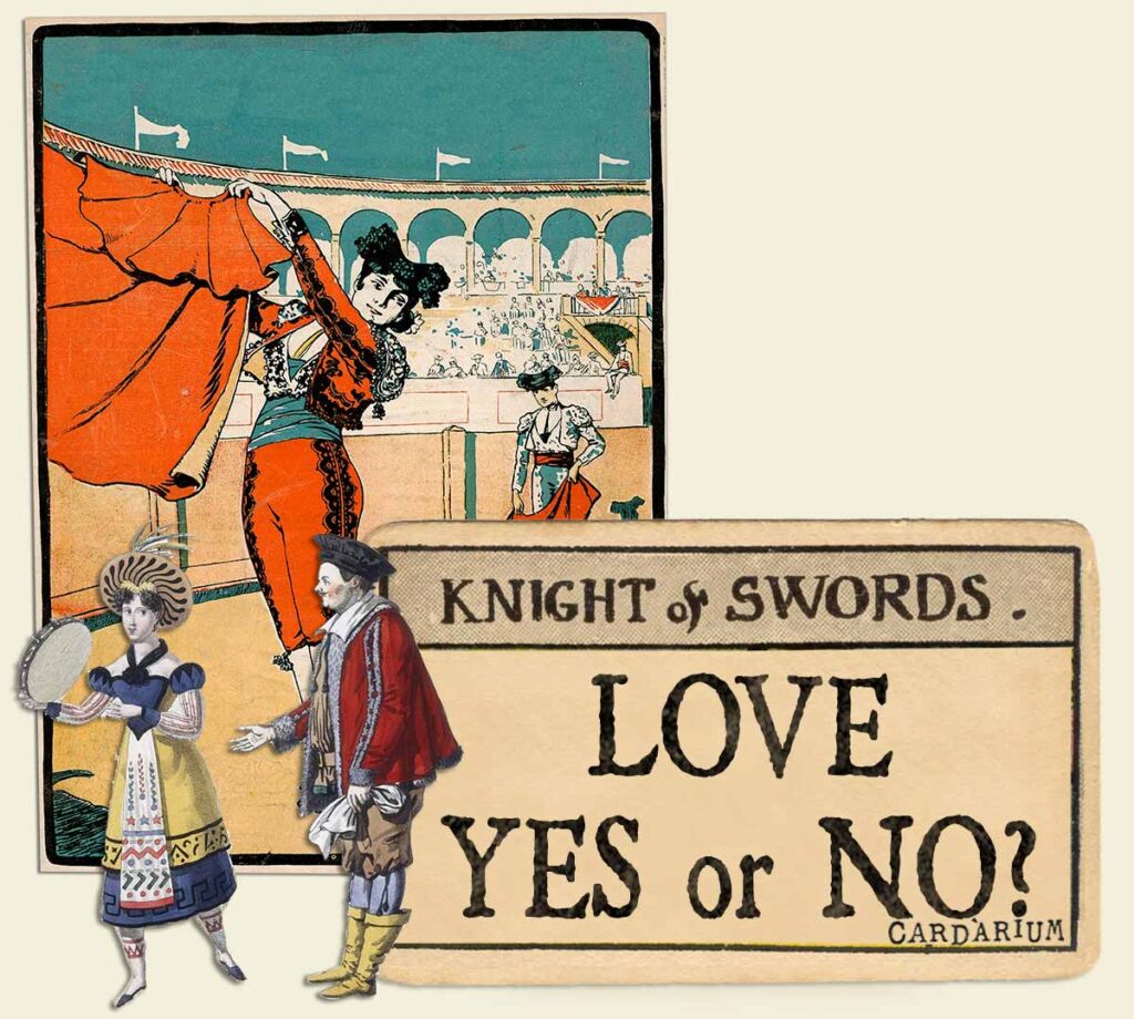 Knight of swords tarot card meaning for love yes or no