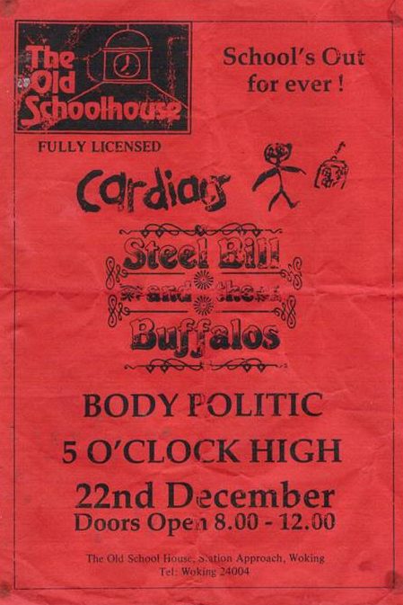 cardiacs schoolhouse flyer