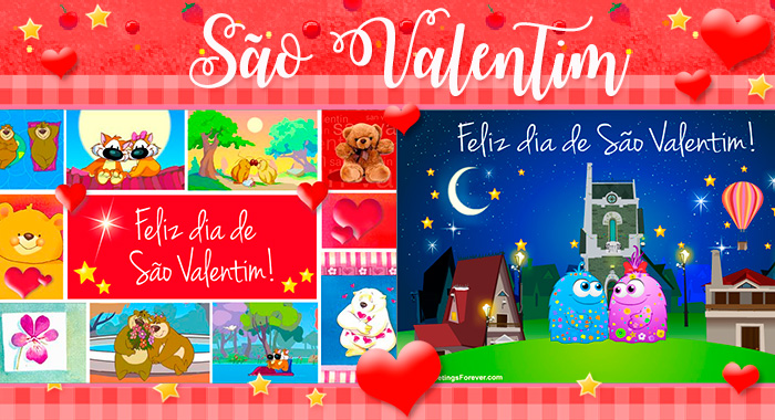 Cartões de São Valentim