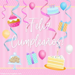 Tarjeta de Feliz Cumpleaños