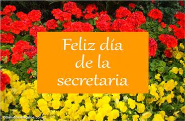 Tarjeta con flores para desear un feliz día