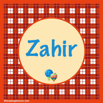 Image Name Zahir