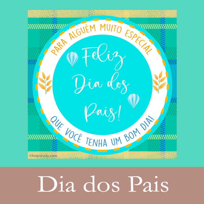 Cartões postais: Cartões Dia dos Pais