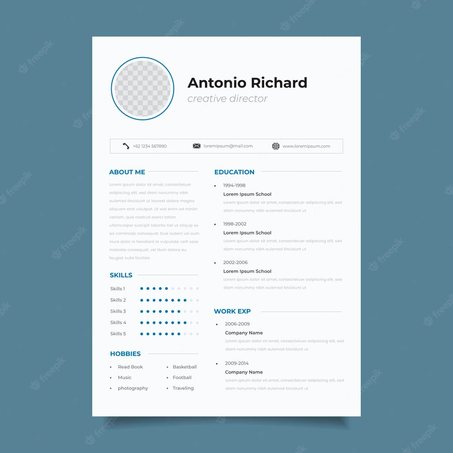 Minimalist Cv Template 23 2148915919