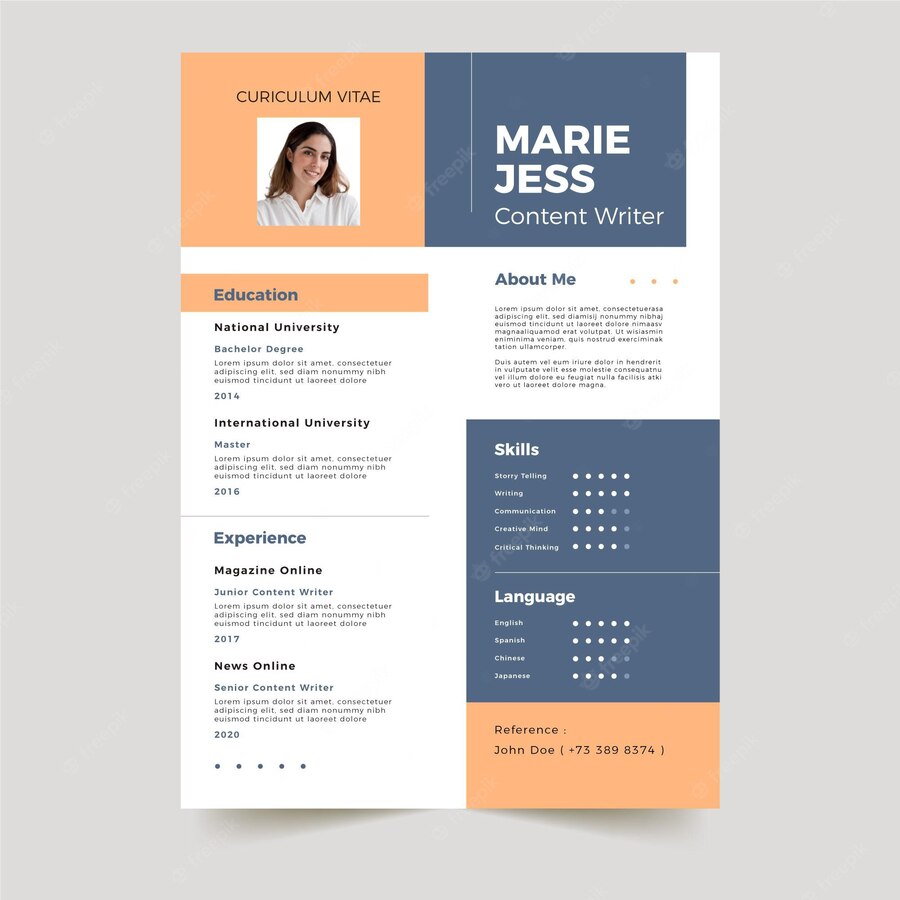 Minimalist Cv Template 23 2148916160