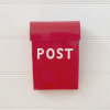 Post Box - Medium Mail Box - red