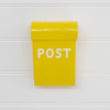 Post Box - Medium Mail Box - yellow