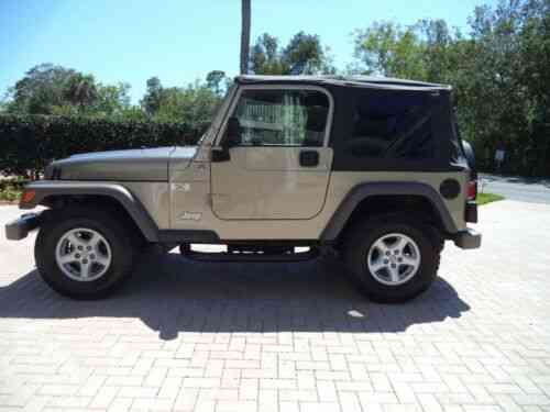 jeep wrangler 2005 4x4 4 0l 6 speed desert sand tan this is used classic cars jeep wrangler 2005 4x4 4 0l 6 speed