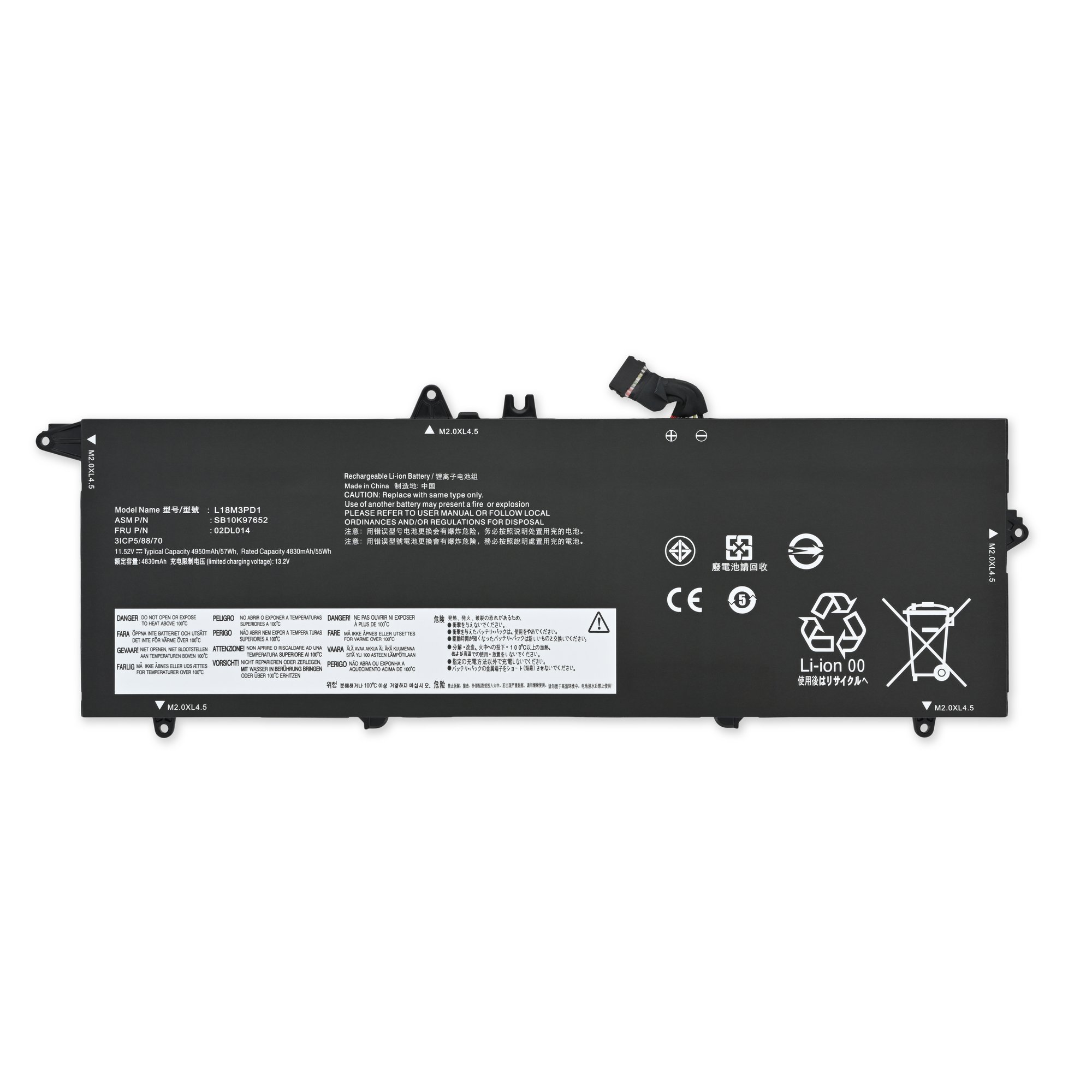 Lenovo ThinkPad T14s/T490s/T495s Battery - L18M3PD1