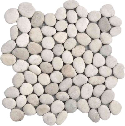 Natural Ivory Pebble Tile