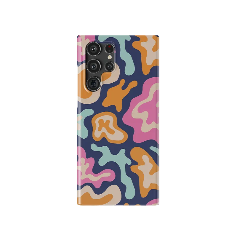 midnight floral samsung s22 ultra case