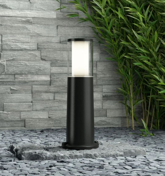 Carlo 400mm Bollard Black – Castle Lighting