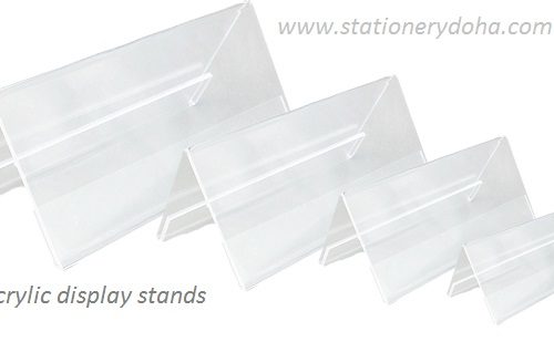 acrylic display stand www.stationerydoha.com