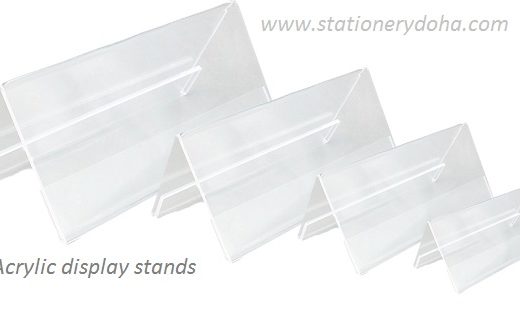 acrylic display stand www.stationerydoha.com