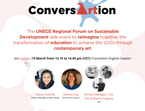 We bring the debate on the purpose of education through art to the UNECE Regional Forum on Sustainable Development 2024