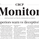 CBCP Monitor Vol 27 No 5