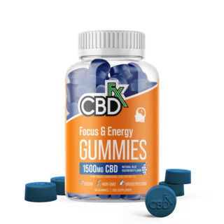 Broad Spectrum Focus & Energy CBD Gummies - 25mg - By CBDfx