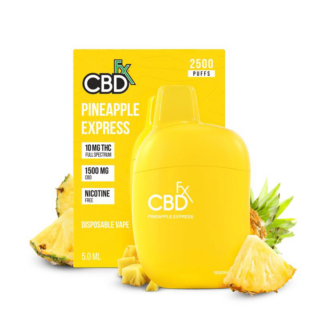 CBDfx - THC Vape Pen with D9 and CBD - Pineapple Express - 1500mg