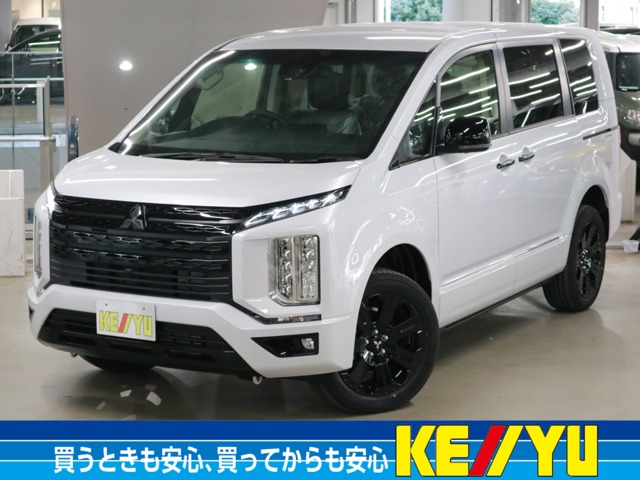 三菱 デリカD：5 2.2 ブラック エディション ディーゼルターボ 4WD 全方位M サイドステップ シートヒーター 東京都