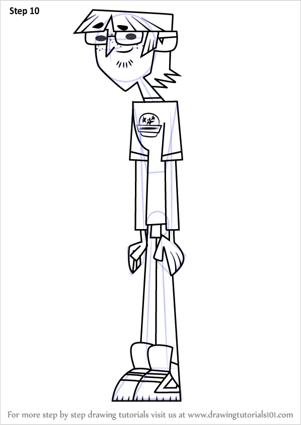 How To Draw Harold From Total Drama Total Drama Step By Step | The Best ...