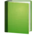 Livro escolar verde