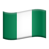 Bandeira da Nigéria on Apple