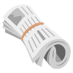 Rolled-Up Newspaper on Google