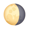 Waning Gibbous Moon on Icons8