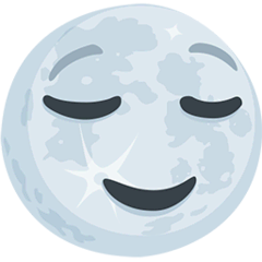 Full Moon Face on Messenger