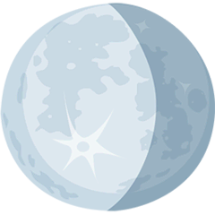 Waning Gibbous Moon on Messenger