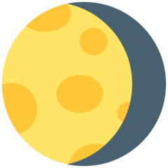 Waning Gibbous Moon on Mozilla