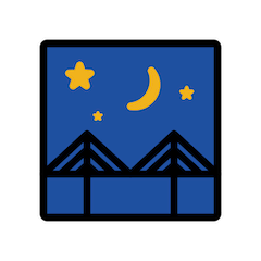 Brug Bij Nacht on Openmoji