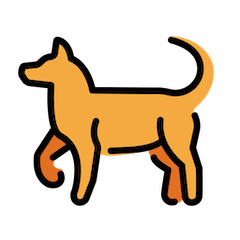 Chien on Openmoji