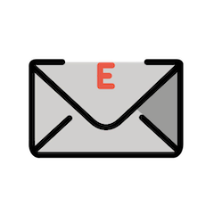 E‑Mail on Openmoji