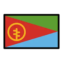 Flag: Eritrea on Openmoji