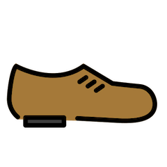 Zapato de vestir on Openmoji