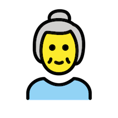 Vanha Nainen on Openmoji