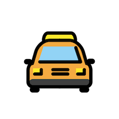 Ankommande Taxi on Openmoji