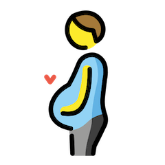 Gravid Man on Openmoji