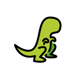 T-Rex on Openmoji