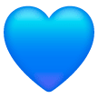 Blauw Hart on Samsung